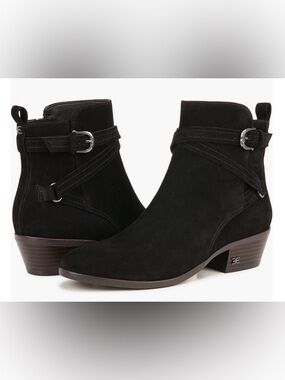 Sam Edelman Suede Leather Booties. Size 7
